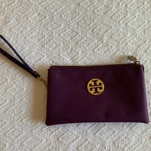 Tory Burch Purple Wristlet
